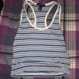 Forever 21 striped crop top